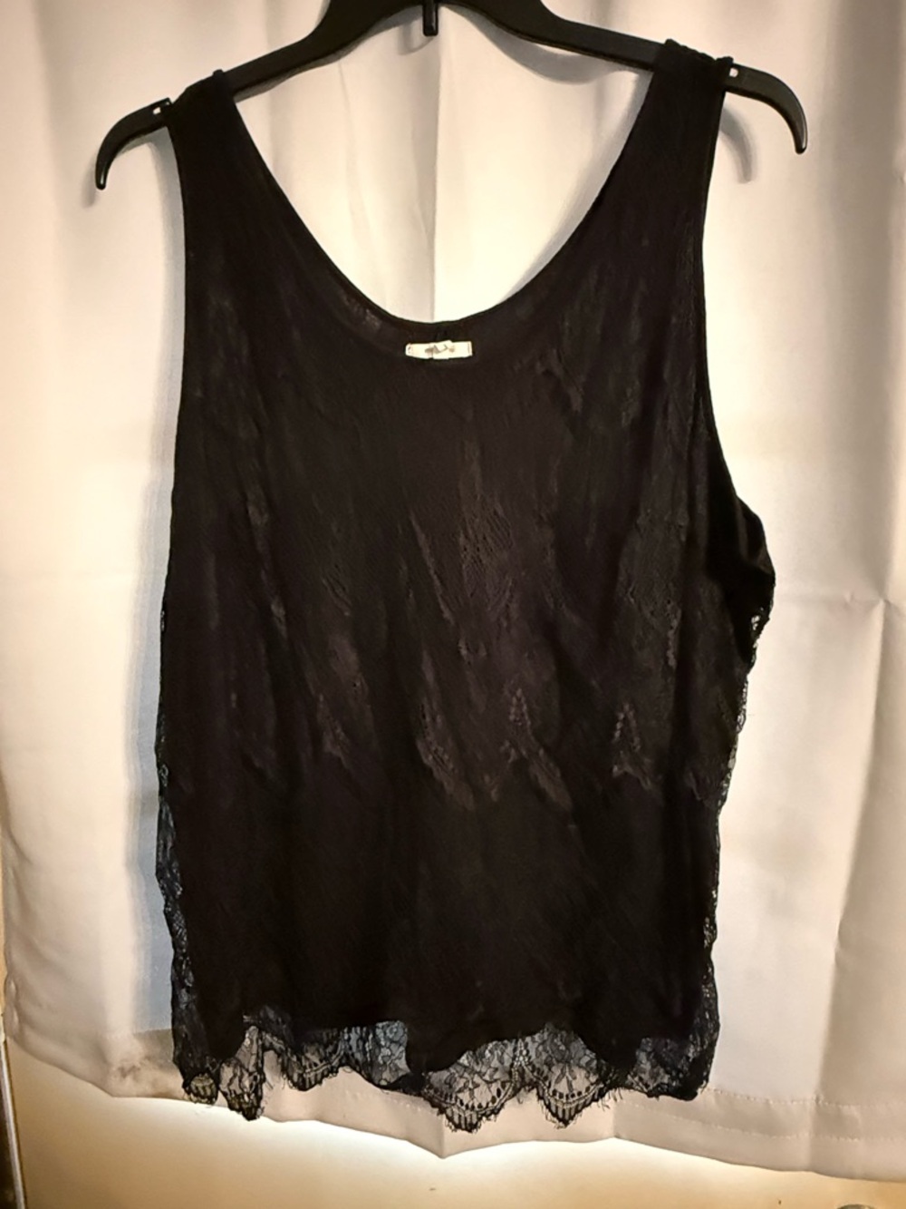 torrid Black Lace overlay Tank Camisole